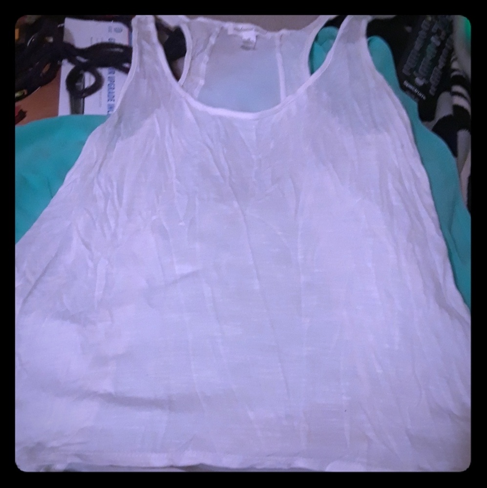 White ambiance apparel tanktop